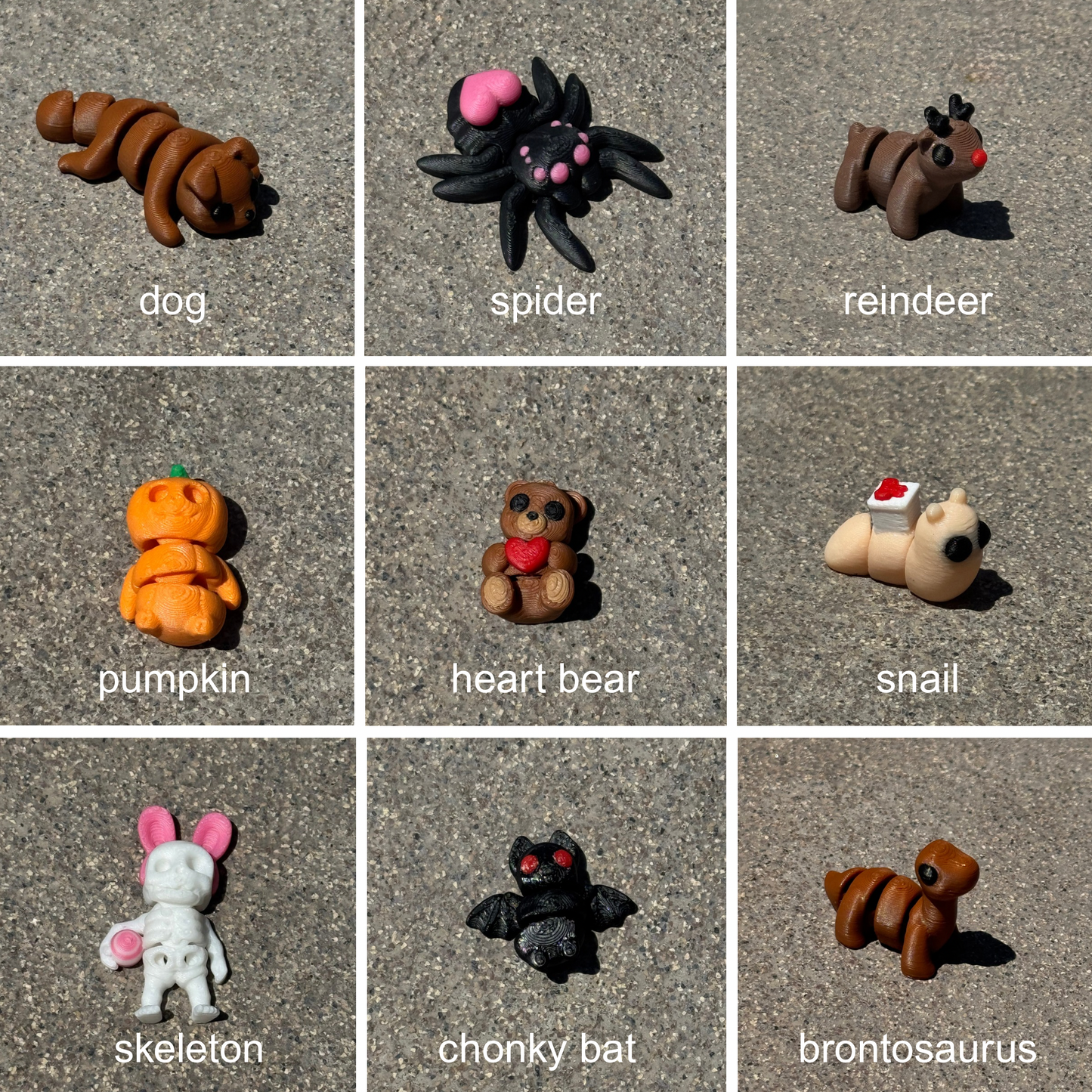 Vexlings minis 5 pack and Bulk Packs - Cute articulating collectible mini animals mini pack