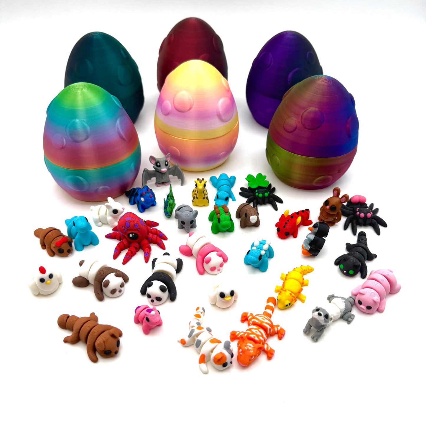 Vexlings minis 5 pack and Bulk Packs - Cute articulating collectible mini animals mini pack