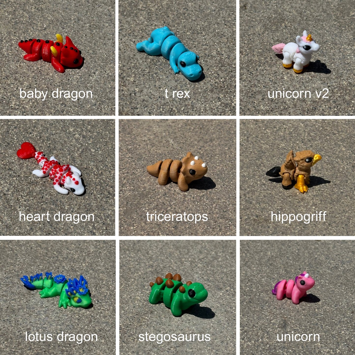 Vexlings minis 5 pack and Bulk Packs - Cute articulating collectible mini animals mini pack