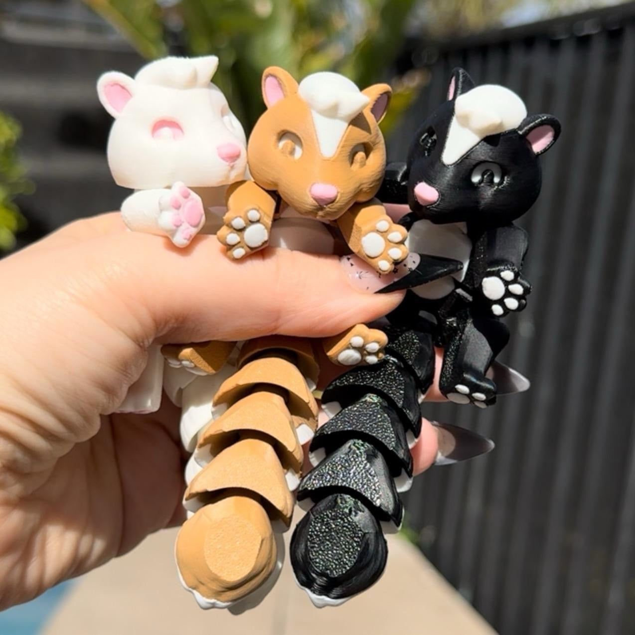 Skunk - 3D Printed Fidgeting Desk Companions