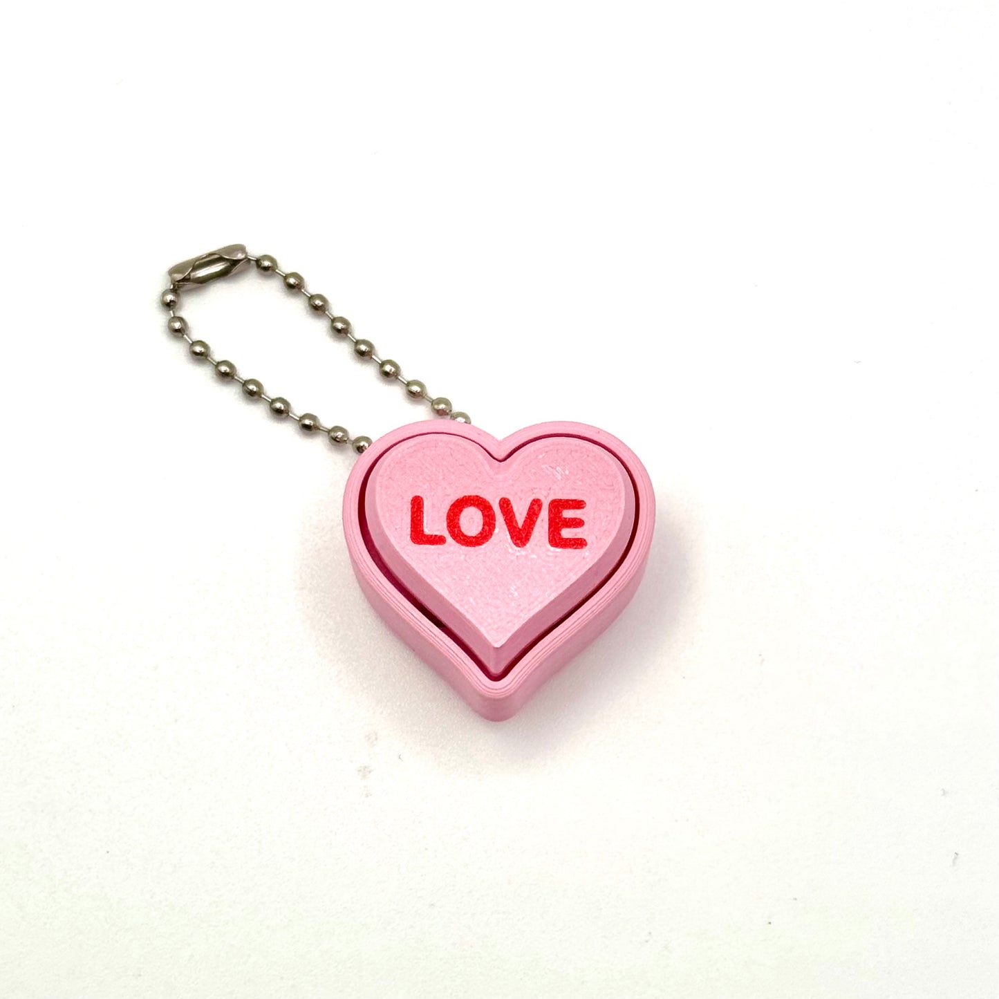 Heart Clickers Anti Valentine's Gift Keychain - Cute Design for everyday essentials, multi pack available