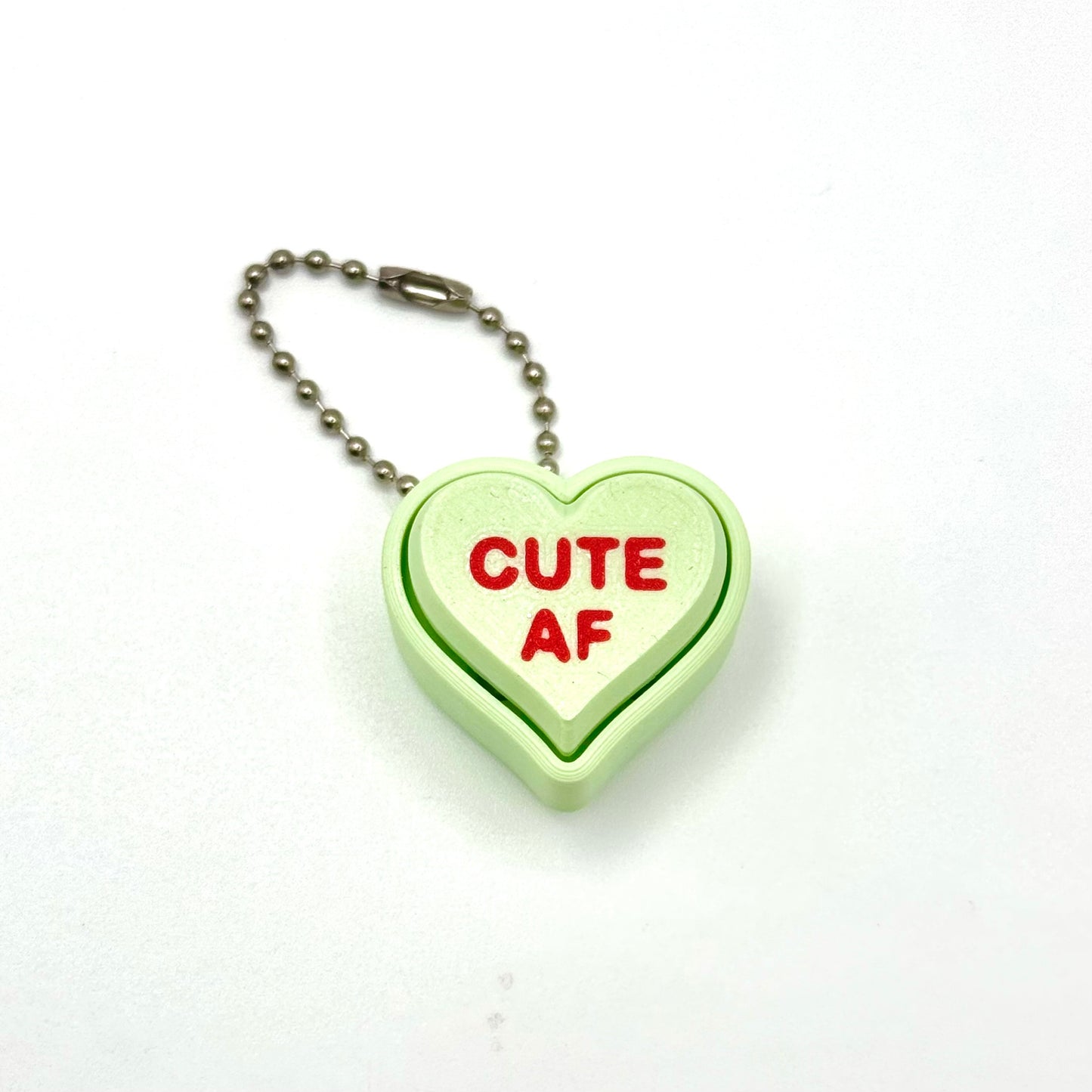 Heart Clickers Anti Valentine's Gift Keychain - Cute Design for everyday essentials, multi pack available