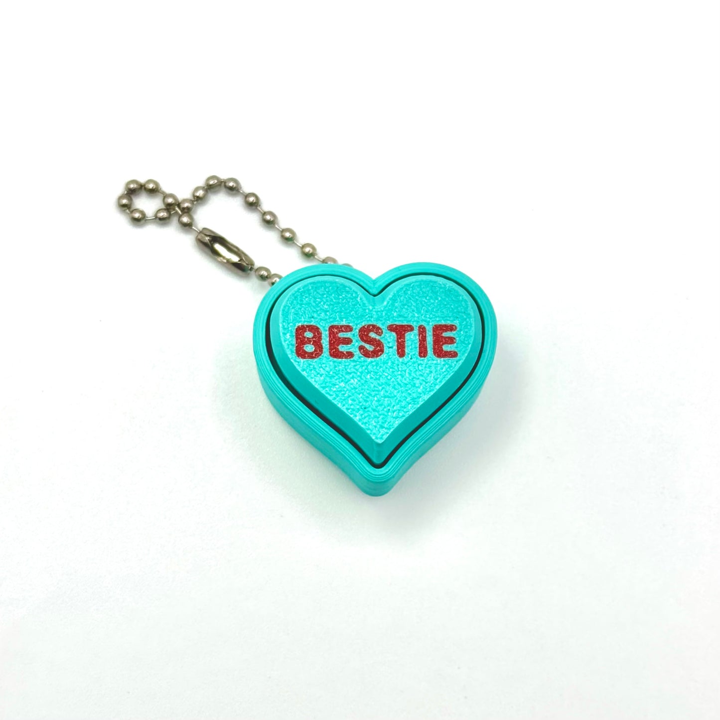 Heart Clickers Anti Valentine's Gift Keychain - Cute Design for everyday essentials, multi pack available