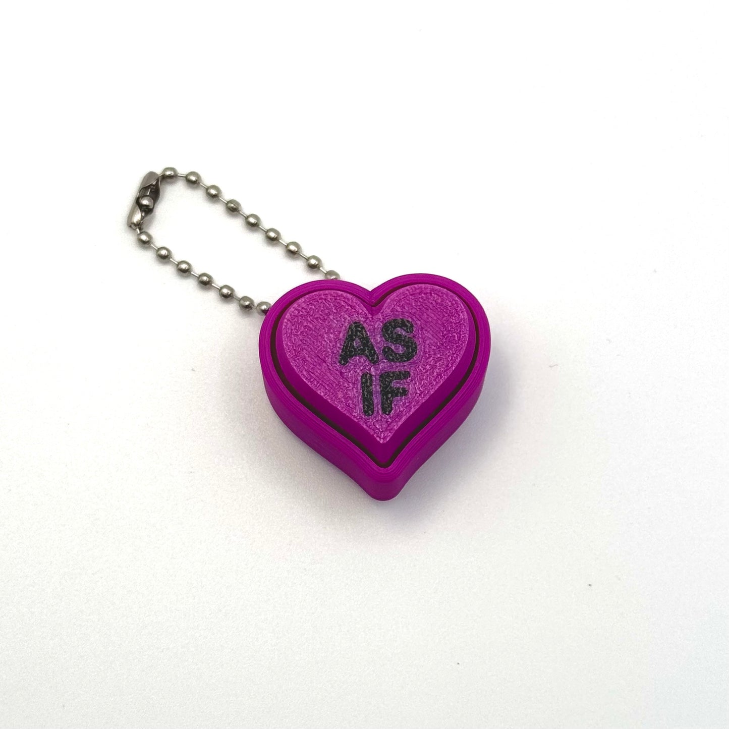 Heart Clickers Anti Valentine's Gift Keychain - Cute Design for everyday essentials, multi pack available