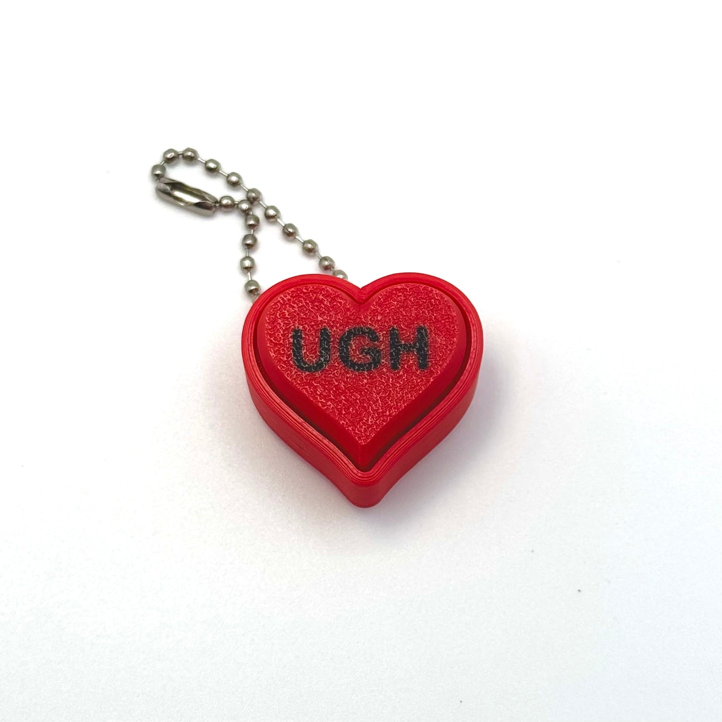 Heart Clickers Anti Valentine's Gift Keychain - Cute Design for everyday essentials, multi pack available