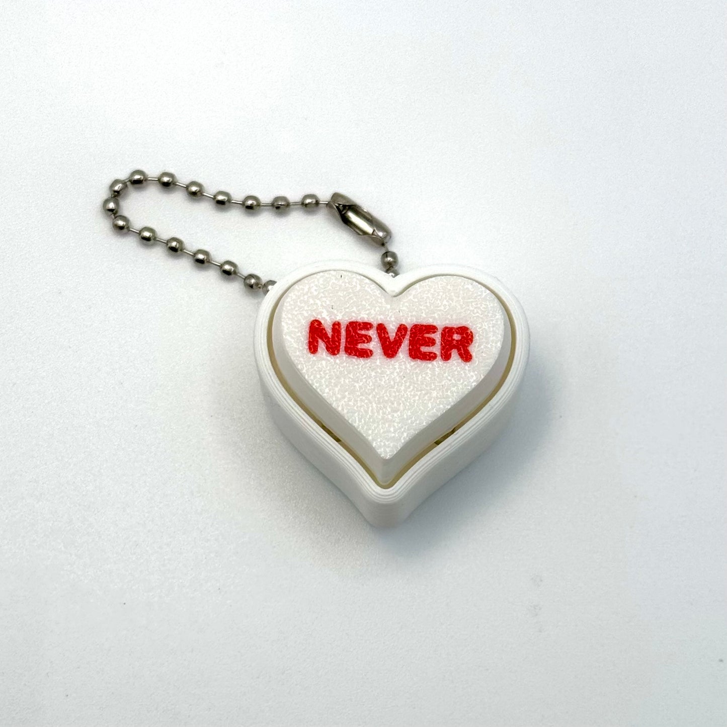 Heart Clickers Anti Valentine's Gift Keychain - Cute Design for everyday essentials, multi pack available
