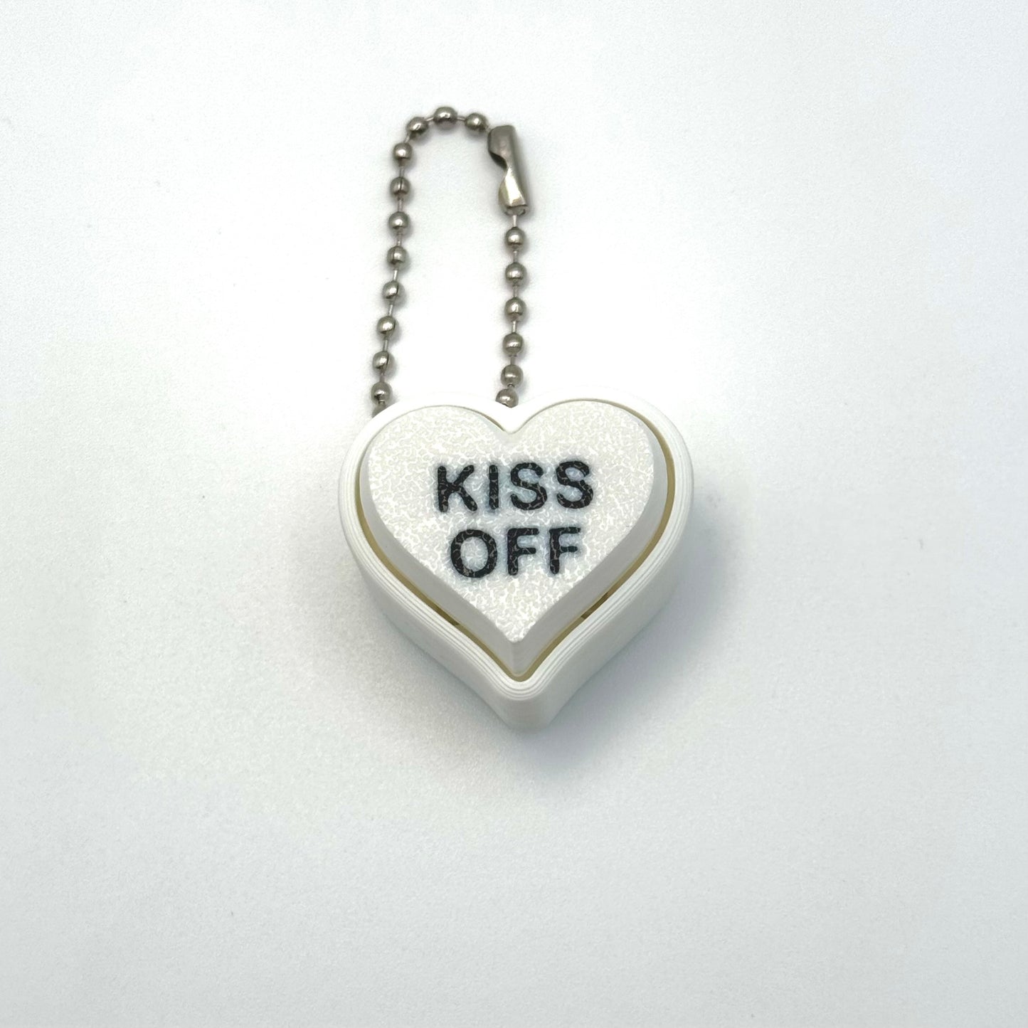 Heart Clickers Anti Valentine's Gift Keychain - Cute Design for everyday essentials, multi pack available