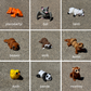Vexlings minis 5 pack and Bulk Packs - Cute articulating collectible mini animals mini pack