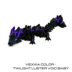 Vexxia Void Lunar Articulated Dragon - Premium Dual-Color Series thumb 4