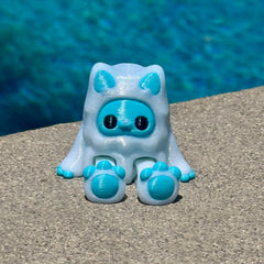 Vexxia Woobu Koneko Cute Kitty Sitting Figurine - VAULT SALE thumb 3
