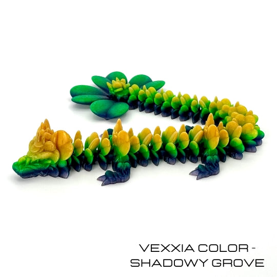 Vexxia Giant Articulated Clover Dragon Figurine 18in