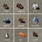 Vexlings minis 5 pack and Bulk Packs - Cute articulating collectible mini animals mini pack