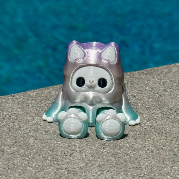 Vexxia Woobu Koneko Cute Kitty Sitting Figurine - VAULT SALE alt view