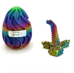 Vexxia Axolotl Dragon 12in with Custom Egg Set thumb 1