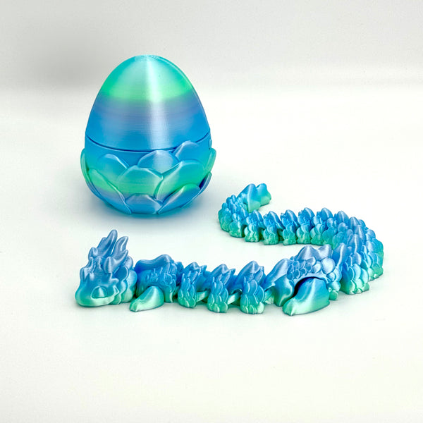 Vexxia Giant Articulated Kaida Dragon and Custom Egg Set