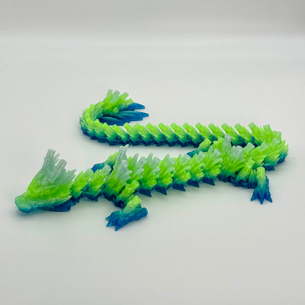 Vexxia Giant Articulated Bamboo Dragon Figurine 24in