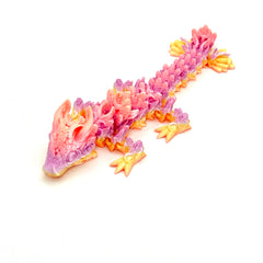 Vexxia lunar Petite Articulated Dragon Figurine 6in thumb 1