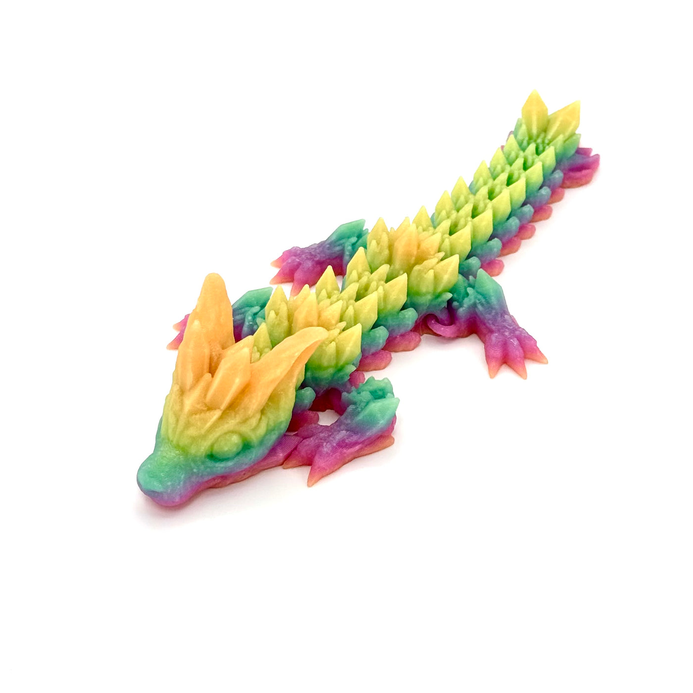 Vexxia Wolf Petite Articulated Dragon Figurine 7in