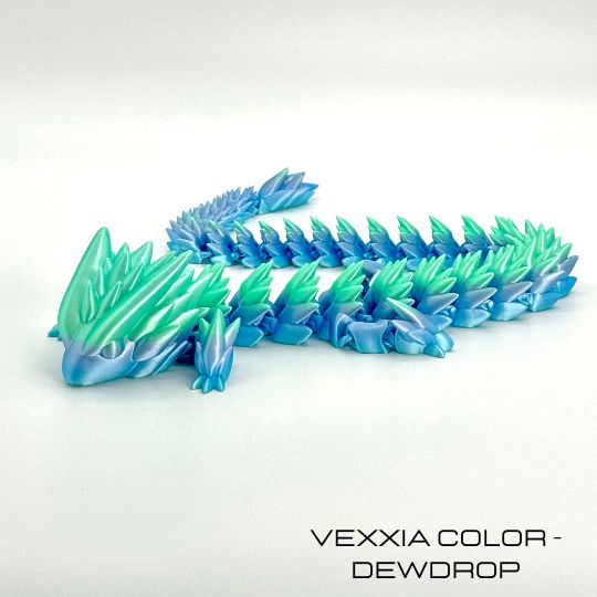 Vexxia Giant Articulated Spiky Dragon Figurine 24in