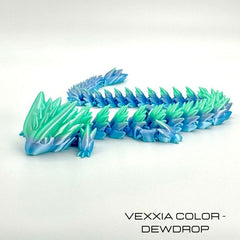 Vexxia Giant Articulated Spiky Dragon Figurine 24in thumb 1