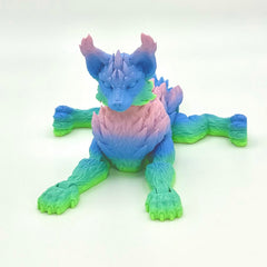 Vexxia Giant Articulated Dragon Cat Figurine thumb 1