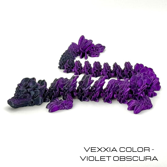 Vexxia Giant Articulated Orchid Dragon Figurine
