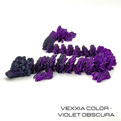 Vexxia Giant Articulated Orchid Dragon Figurine thumb 1