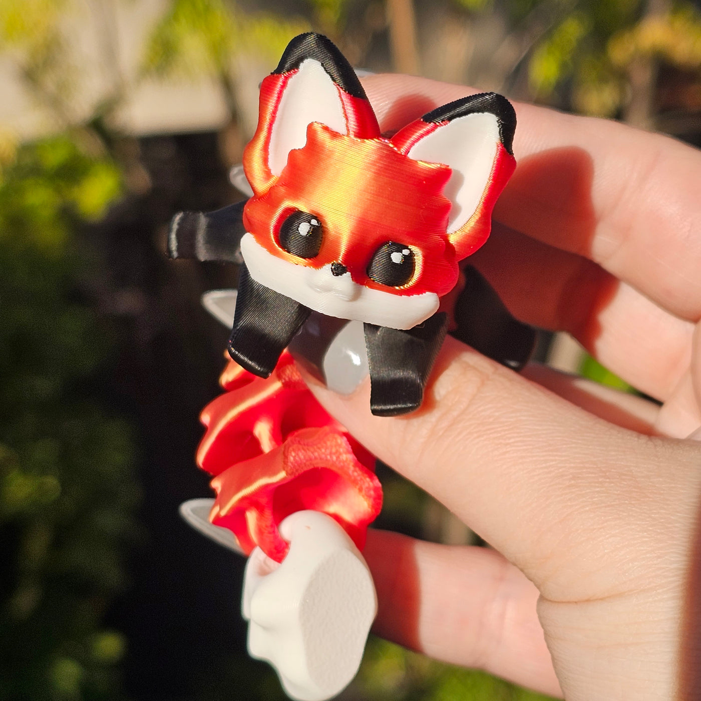 Vexxia Articulated Pocket Fox Figurine